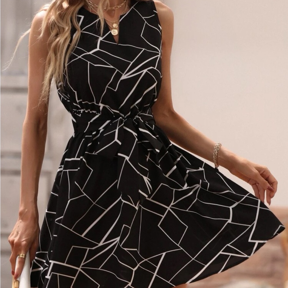 UPDATED SHEIN patterned dress NEVER WORN